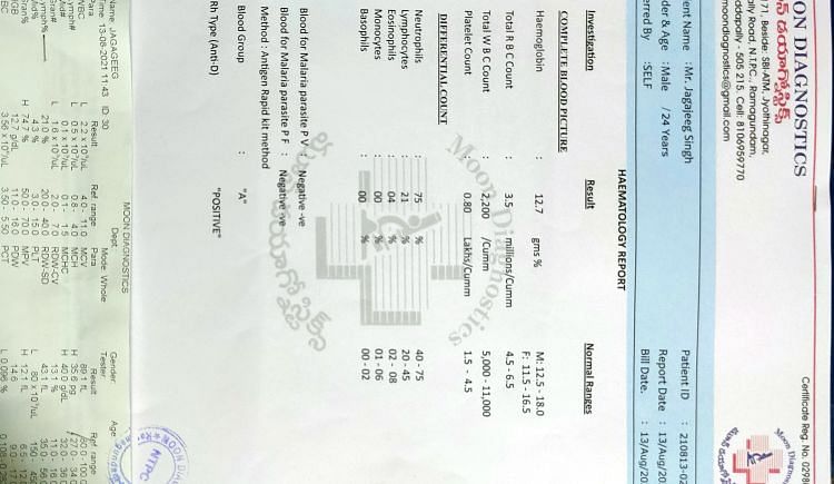 I Need Your Urgent Support For My Dengue Fever Breakbone Fever Treatment Ketto